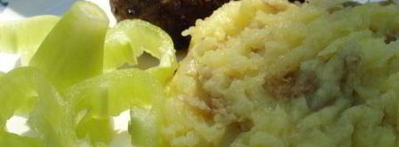 картофельное пюре с твердым сыром. Шаг 4