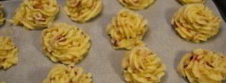 картофельное пюре с ветчиной. Шаг 3