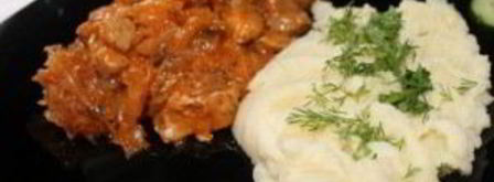 картофельное пюре со свининой. Шаг 6