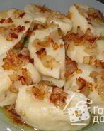 Картофельные клецки с луком