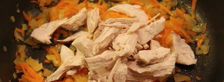 картофельные ньокки с куриным филе и грибами. Шаг 3