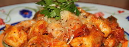 картофельные ньокки с куриным филе и грибами. Шаг 9