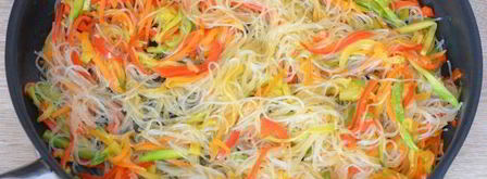 китайская лапша с овощами. Шаг 9