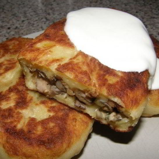 Рецепт картофельных котлет с грибами