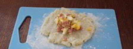 картофельные котлеты с колбасой. Шаг 11