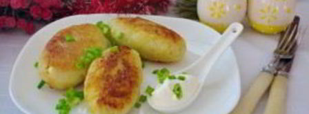 картофельные котлеты с колбасой. Шаг 14