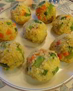 Котлетки овощные на пару