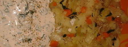 котлетки с рисом под нежным соусом с капустным гарниром. Шаг 3