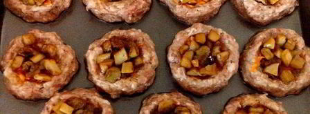 котлеты-гнезда с грибами и сыром. Шаг 8