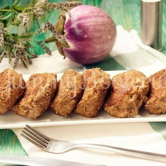 Рецепт котлет из баклажанов с сыром