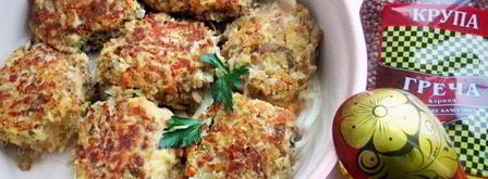 котлеты из гречи с капустой и грибами. Шаг 11