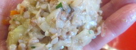 котлеты из гречи с капустой и грибами. Шаг 5