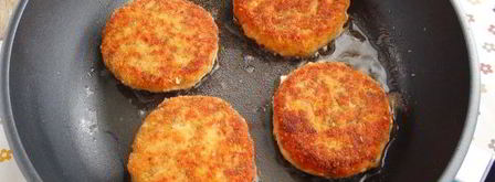 котлеты из кеты с плавленым сыром. Шаг 13