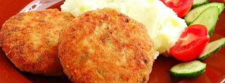 котлеты из кеты с плавленым сыром. Шаг 15