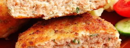 котлеты из кеты с плавленым сыром. Шаг 16