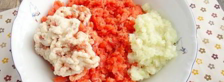 котлеты из кеты с плавленым сыром. Шаг 8