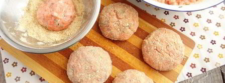 котлеты из кеты с плавленым сыром. Шаг 11