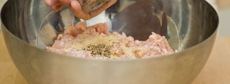 котлеты из птицы с белыми грибами и тимьяном. Шаг 4