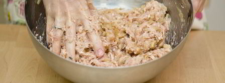 котлеты из птицы с белыми грибами и тимьяном. Шаг 7