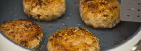 котлеты из птицы с белыми грибами и тимьяном. Шаг 9