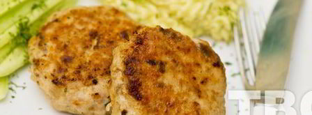 котлеты из птицы с белыми грибами и тимьяном. Шаг 10