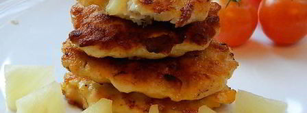 котлеты куриные с ананасами. Шаг 4