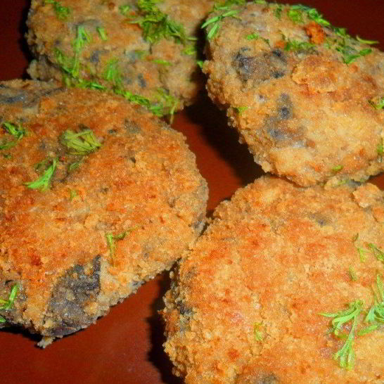 Рецепт котлет мясных с грибами