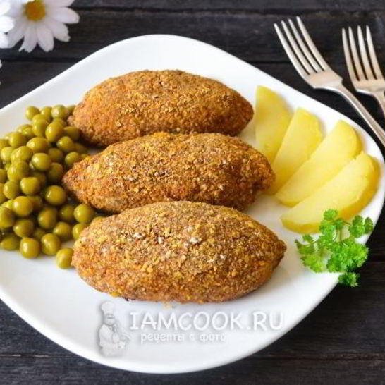 Рецепт котлет по-киевски в духовке