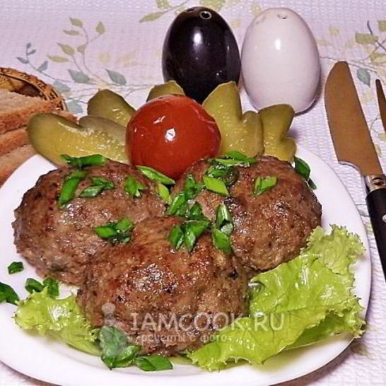 Рецепт котлет с грибами в духовке
