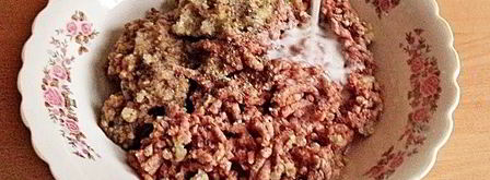 котлеты с грибами в духовке. Шаг 4