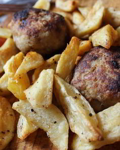 Котлеты с картофелем по-деревенски