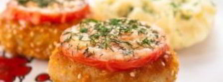 котлеты с сыром и помидорами. Шаг 10