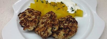 курино-тыквенные котлеты с базиликом. Шаг 8