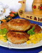 Куриные котлеты с гречкой