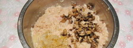 куриные котлеты с грибами и квашеной капустой. Шаг 5