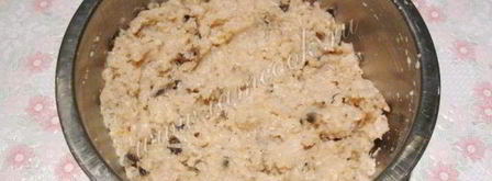 куриные котлеты с грибами и квашеной капустой. Шаг 6