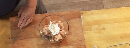 куриные котлеты с картофельным соусом. Шаг 3