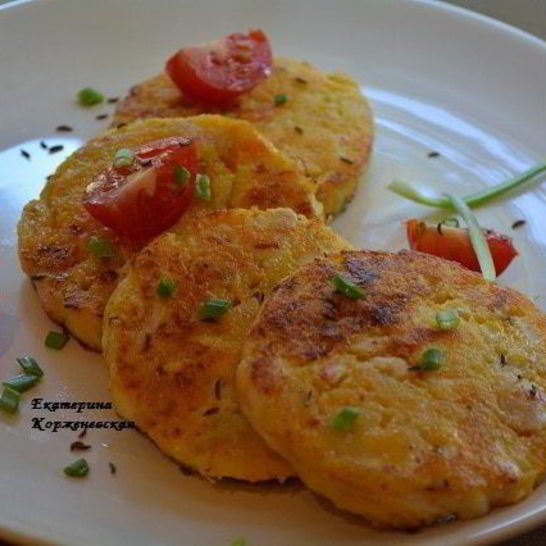 Рецепт куриных котлет с овощами