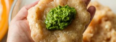 куриные котлеты с песто. Шаг 7