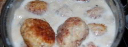 куриные котлеты с подливкой. Шаг 9