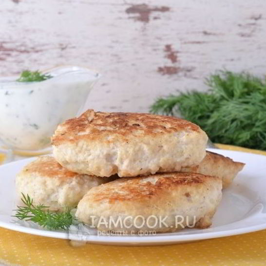 Рецепт куриных котлет с творогом по дюкану