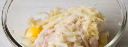 куриные котлеты с яблоками в беконе. Шаг 3