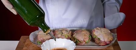 куриные котлеты тапака с зеленью. Шаг 10