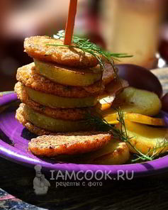 Мини-котлеты из икры карася