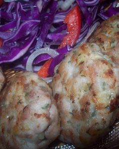 Рубленные котлеты из свинины с майонезом