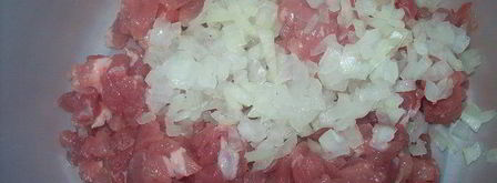 рубленные котлеты из свинины с майонезом. Шаг 2