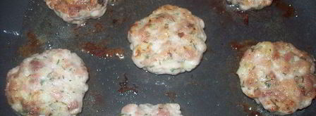 рубленные котлеты из свинины с майонезом. Шаг 5