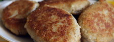 рыбные котлеты с картофелем и сливочным маслом. Шаг 6