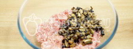 стожки из фарша. Шаг 4