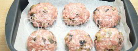 стожки из фарша. Шаг 5